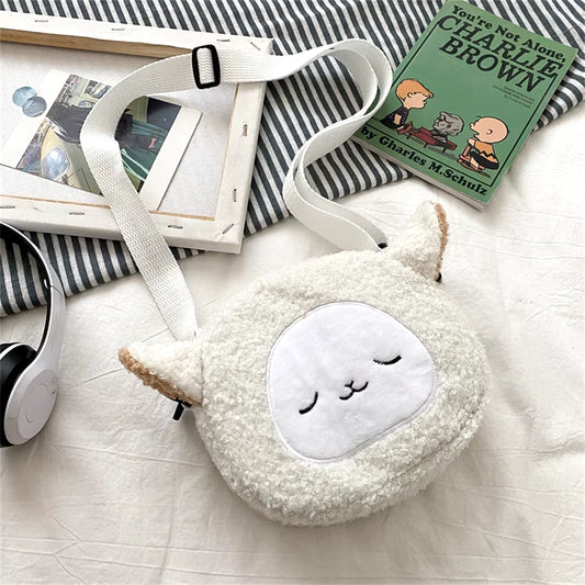 Japanese Style Kawaii Bag Women Cartoon Plush Shoulder Bag for Women New Crossbody Bag Small Phone&Purse Bag Bolsa Feminina